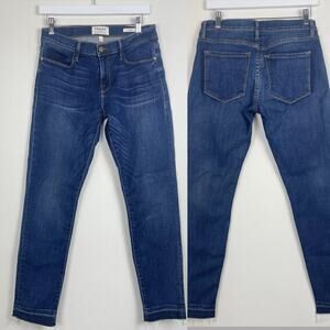 Frame women’s Le Garcon blue Jean mid rise size 25